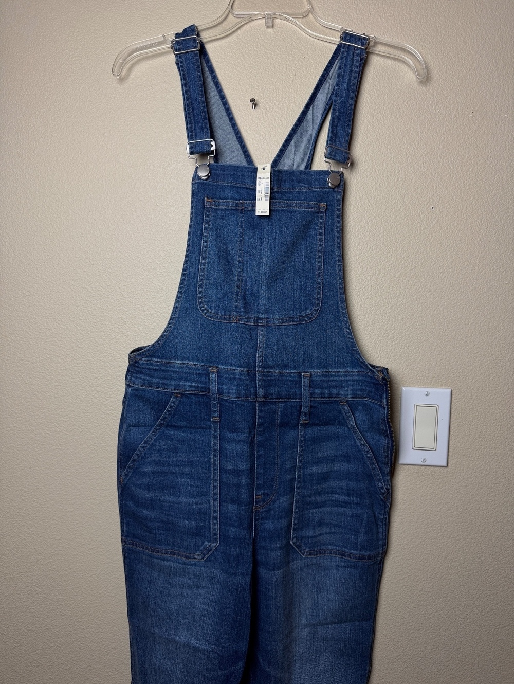 Madewell Skinny Overalls in Jansing Wash NWT | Size L